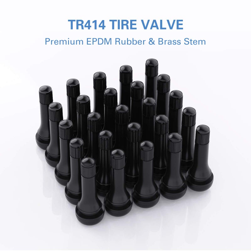 CKAuto TR414 Rubber Snap-in Tire Valve Stem (5pcs/Bag) - Image 5